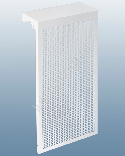 Экран для чугунного радиатора с глухим верхом (мелкий квадрат)
